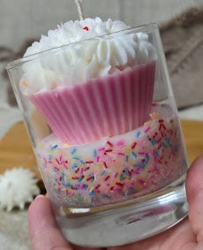 Vela Aromática Happy Birthday Cupcake