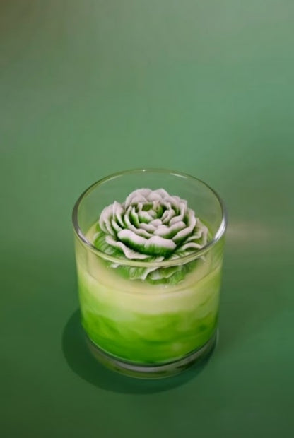 Vela Aromática Luxo de Peônia Marmorizada