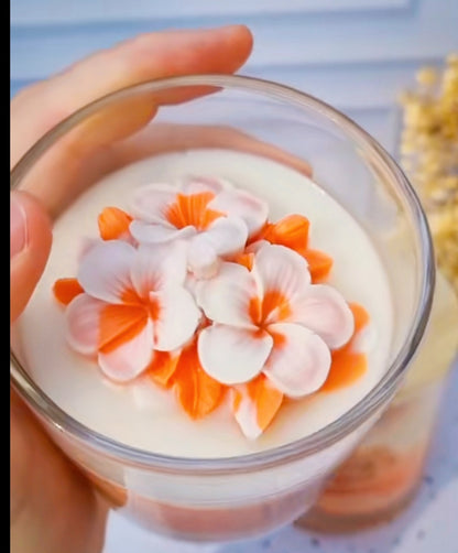 Vela Aromática Flor de Cerejeira Marmorizada