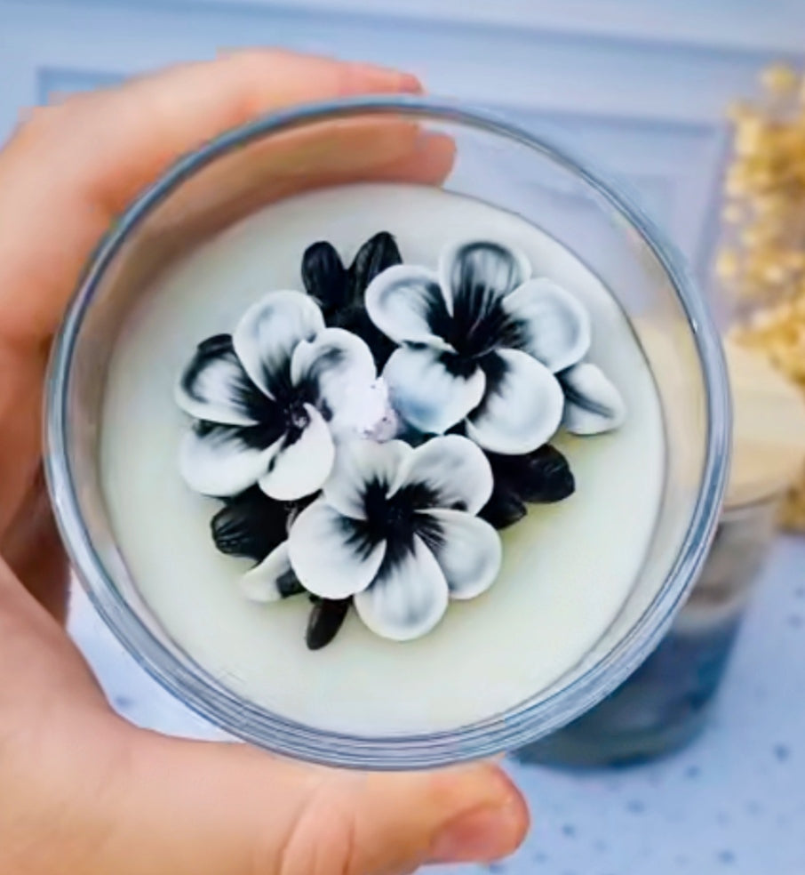 Vela Aromática Flor de Cerejeira Marmorizada