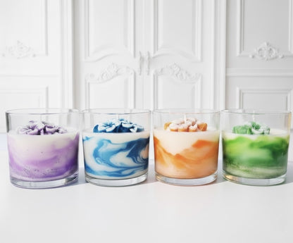 Vela Aromática Flor de Cerejeira Marmorizada