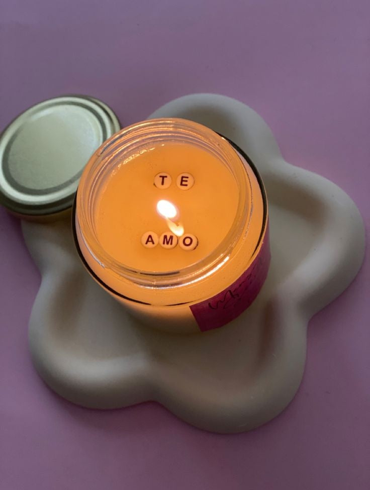 Vela Aromática Letreiro Especial