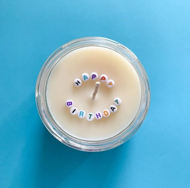 Vela Aromática Letreiro Especial