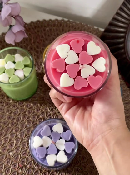 Vela Aromática Corações Apaixonados