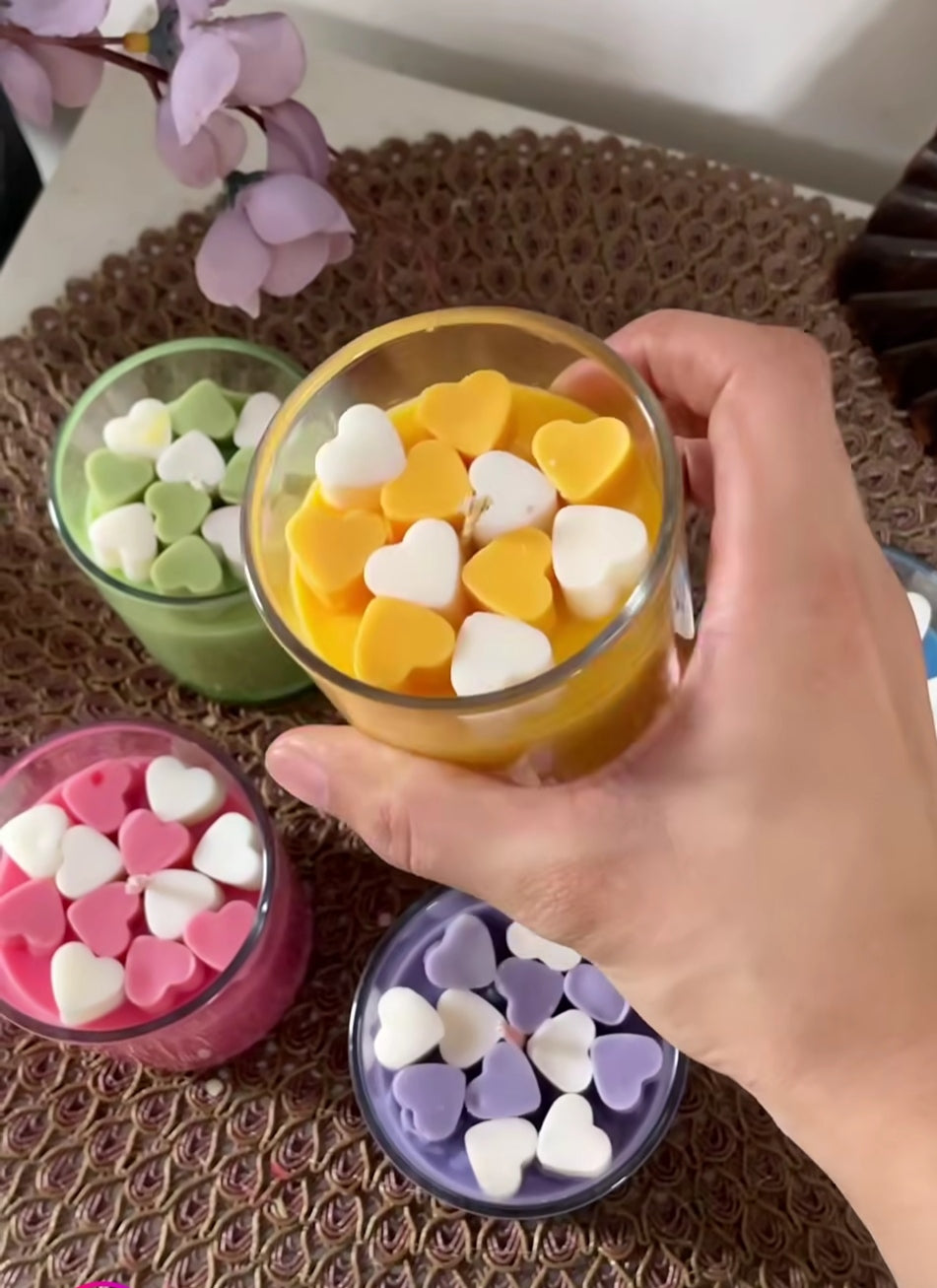 Vela Aromática Corações Apaixonados