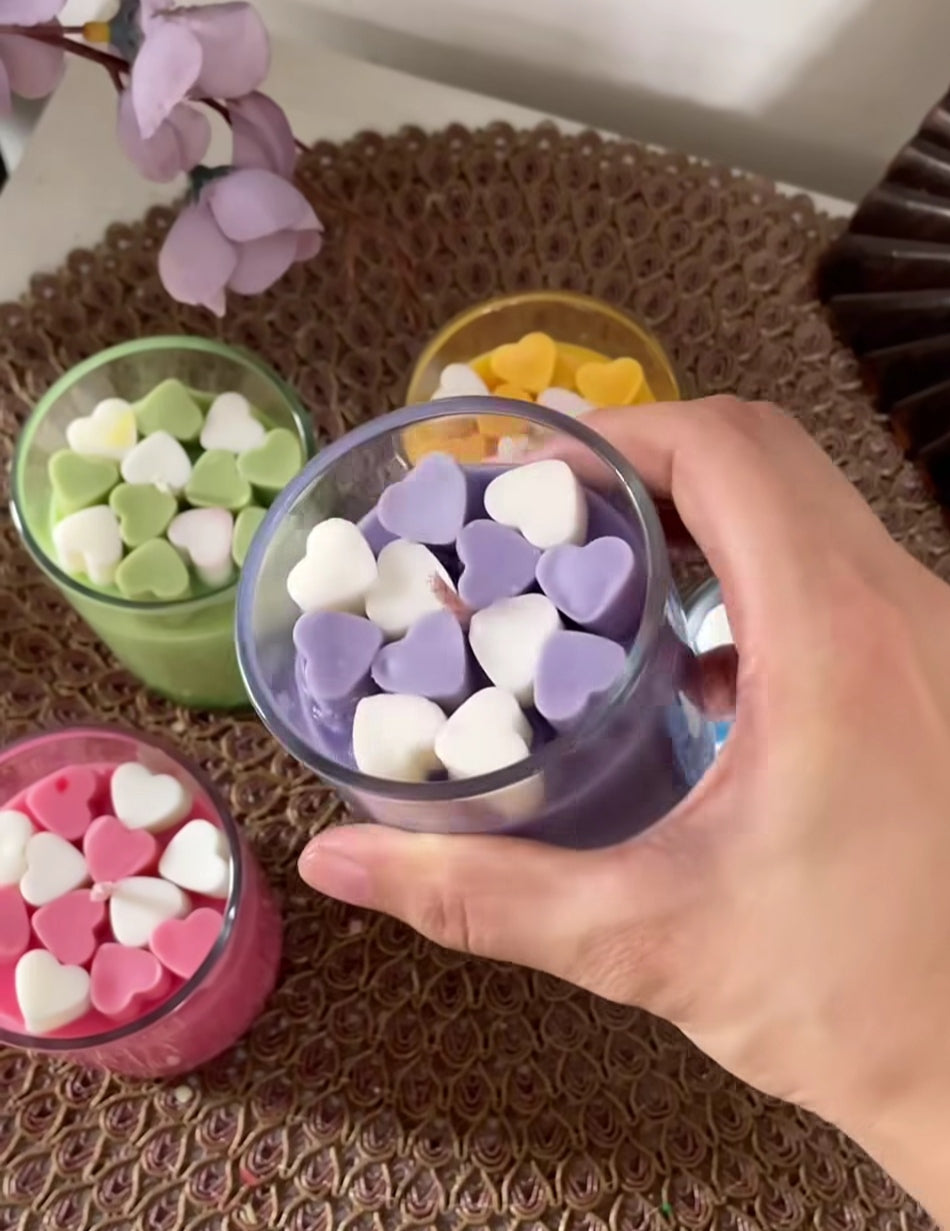 Vela Aromática Corações Apaixonados