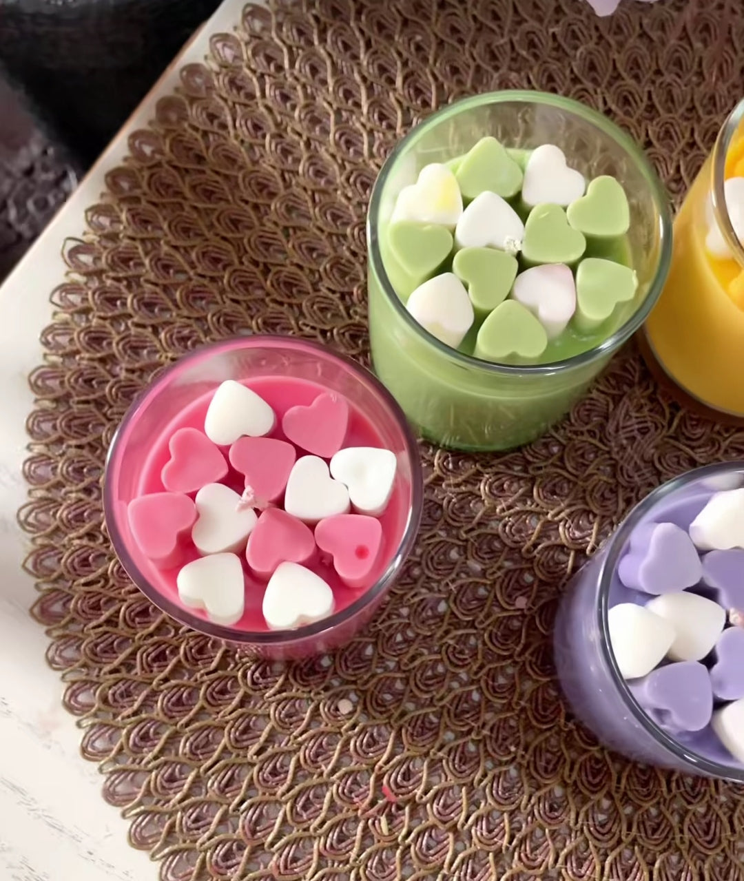 Vela Aromática Corações Apaixonados