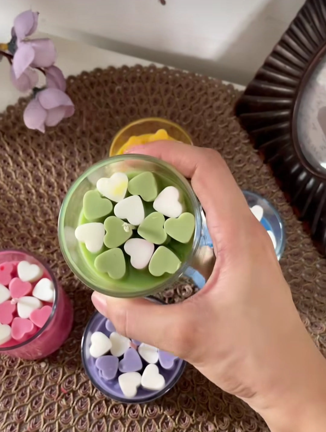 Vela Aromática Corações Apaixonados