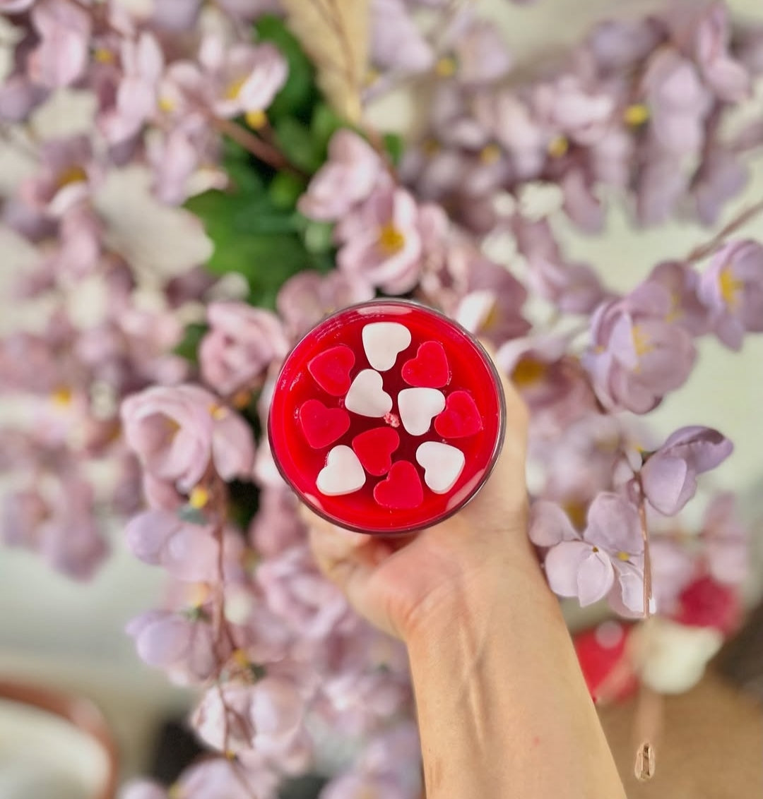Vela Aromática Corações Apaixonados