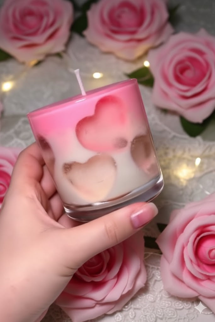 Vela Aromática Luz de Corações