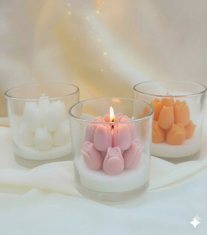 Vela Aromática Florescer de Tulipas