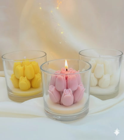 Vela Aromática Florescer de Tulipas