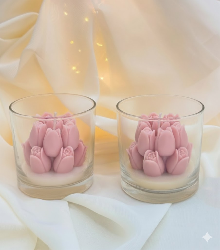 Vela Aromática Florescer de Tulipas