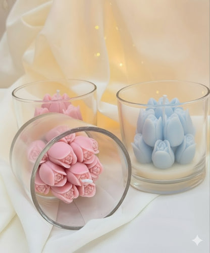 Vela Aromática Florescer de Tulipas