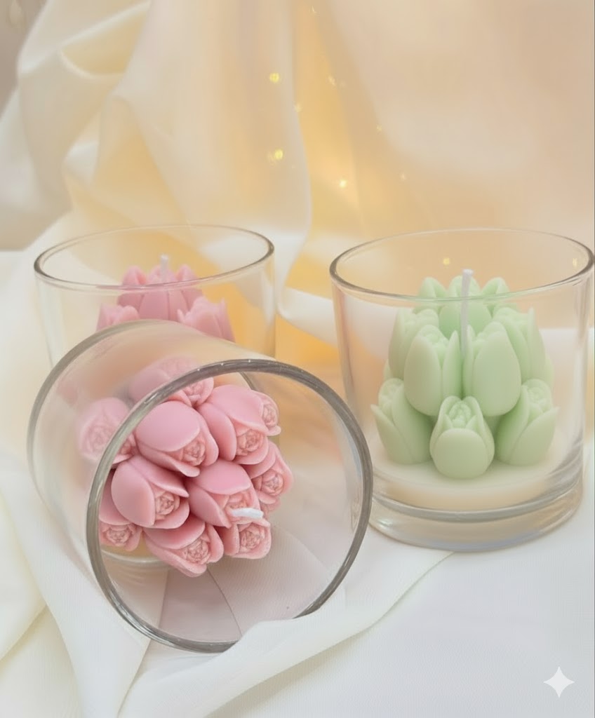 Vela Aromática Florescer de Tulipas