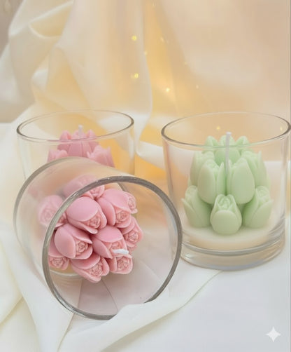 Vela Aromática Florescer de Tulipas