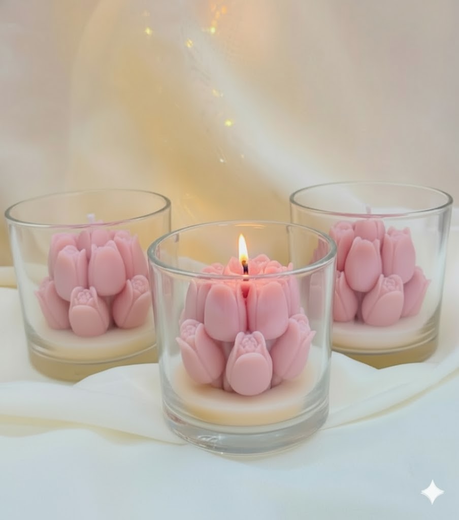 Vela Aromática Florescer de Tulipas