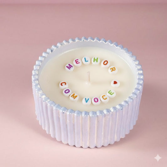 Vela Aromática Letreiro