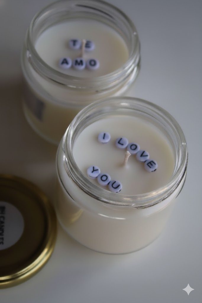 Vela Aromática Letreiro Especial