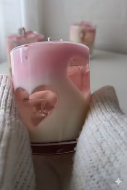 Vela Aromática Luz de Corações