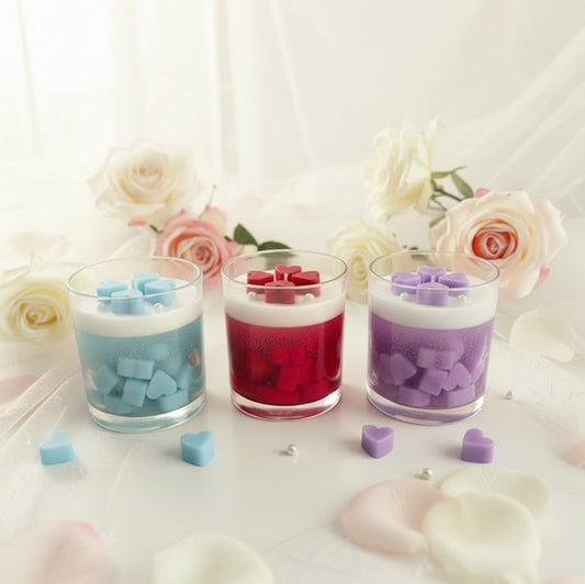 Vela Aromática Corações Flutuantes