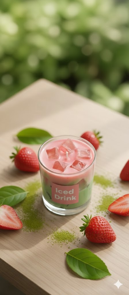 Vela Iced Drinks - Matcha & Morango